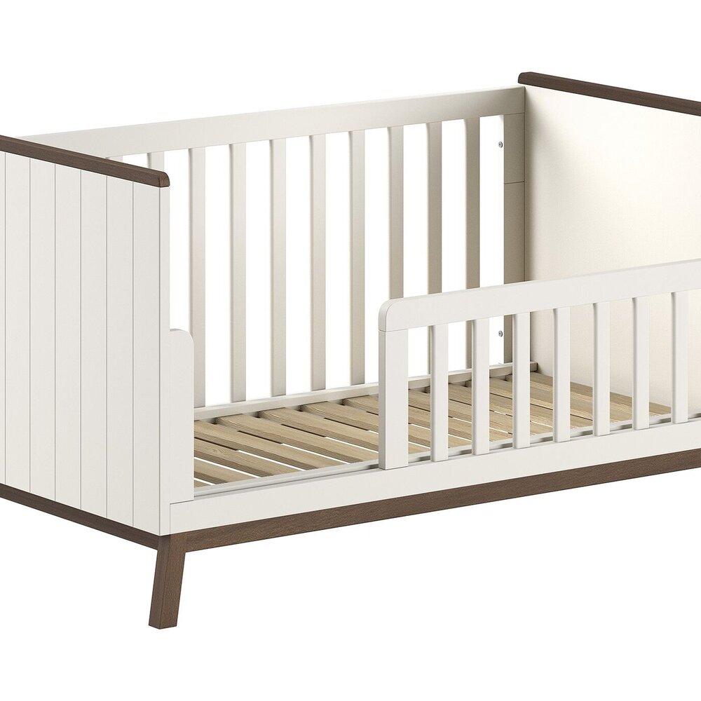 Sezane baby-/peuterbed 70 x 140 cm Clay/walnut