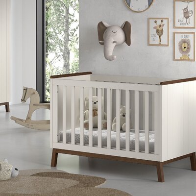 Sezane babybed 60 x 120 cm Clay/walnut