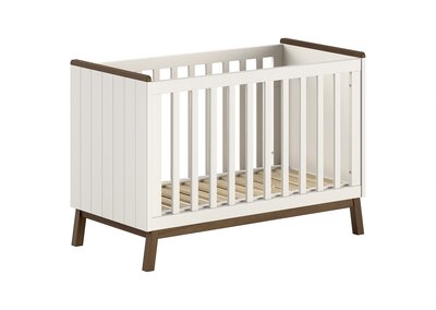 Sezane babybed 60 x 120 cm Clay/walnut