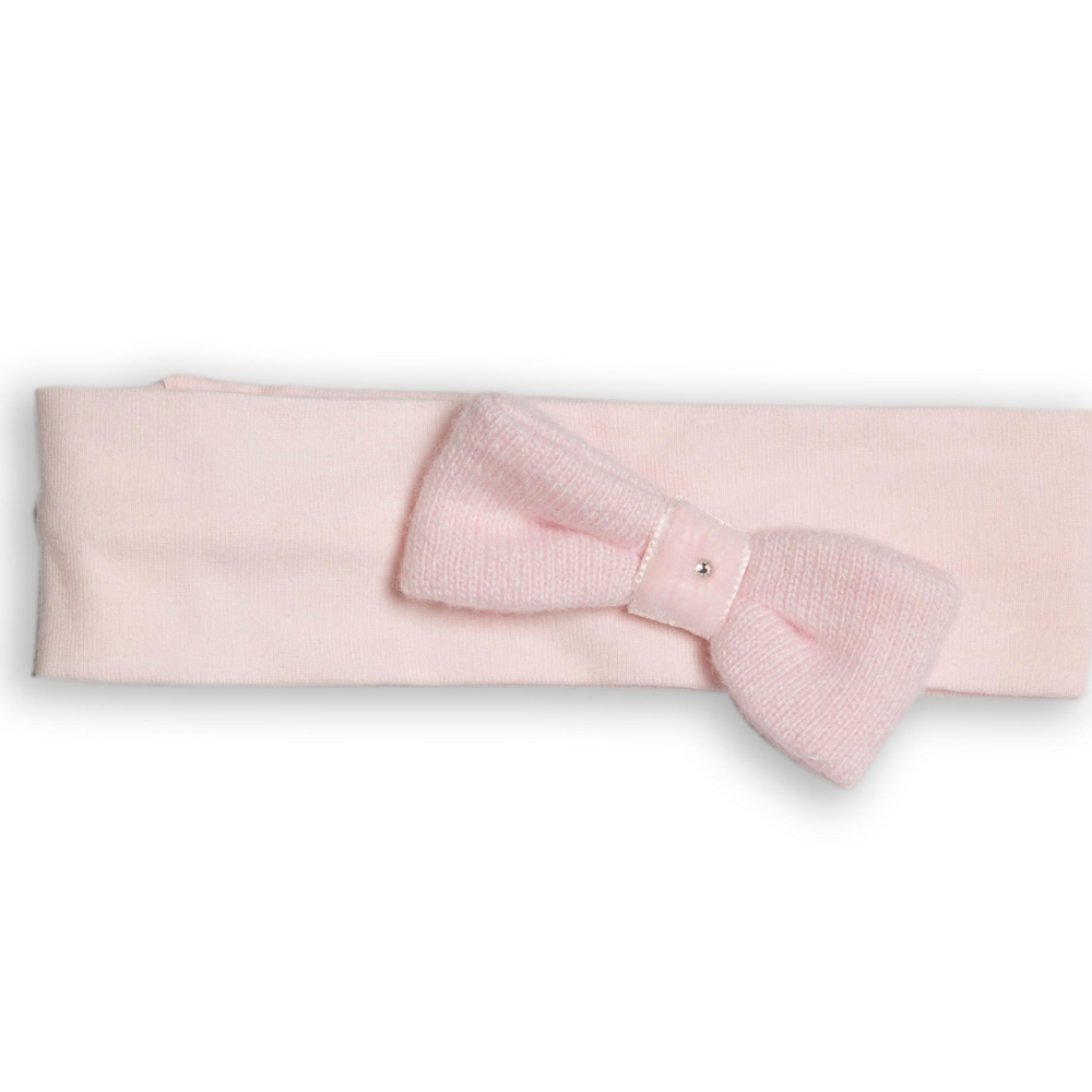 Haarlint met strikje Roze