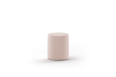 Moon poef bouclé Roze Moon poef bouclé Roze