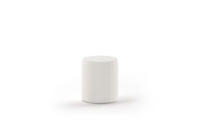 Moon poef bouclé Wit Moon poef bouclé Wit