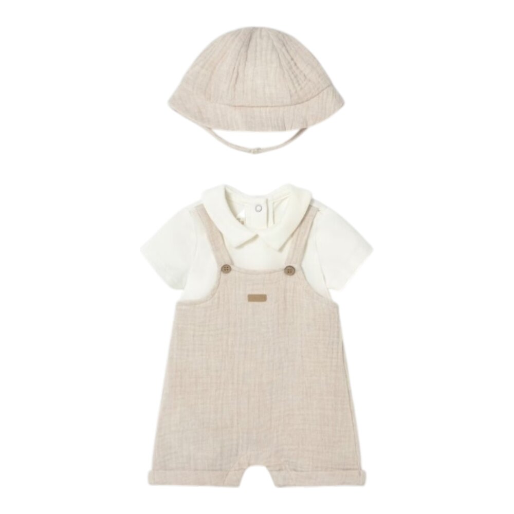 Short romper Wheat