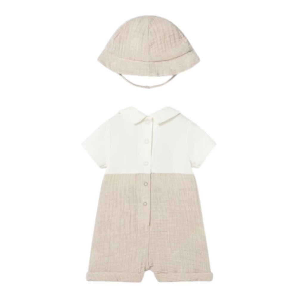 Short romper Wheat