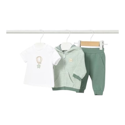 Trainingspak met T-shirt voor pasgeborenen Moss Trainingspak met T-shirt voor pasgeborenen Moss