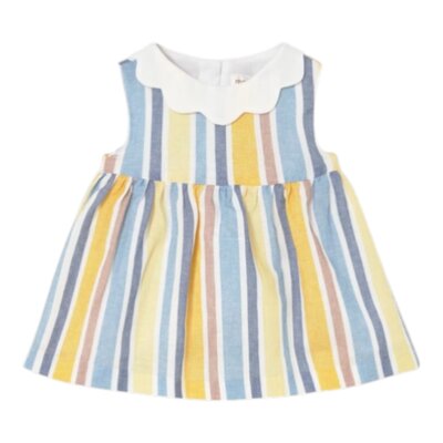 Kleedje met strepen Aqua Kleedje met strepen Aqua