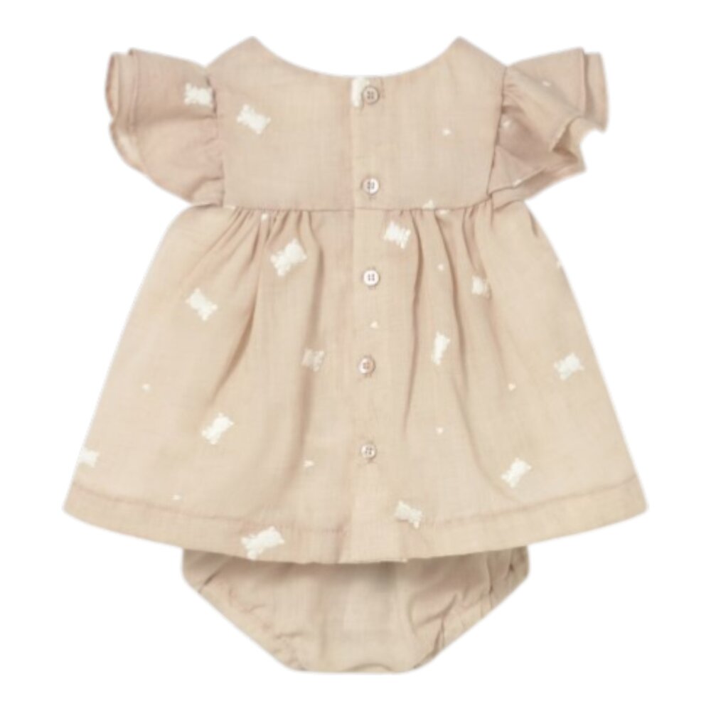 Embroidered kleedje Wheat