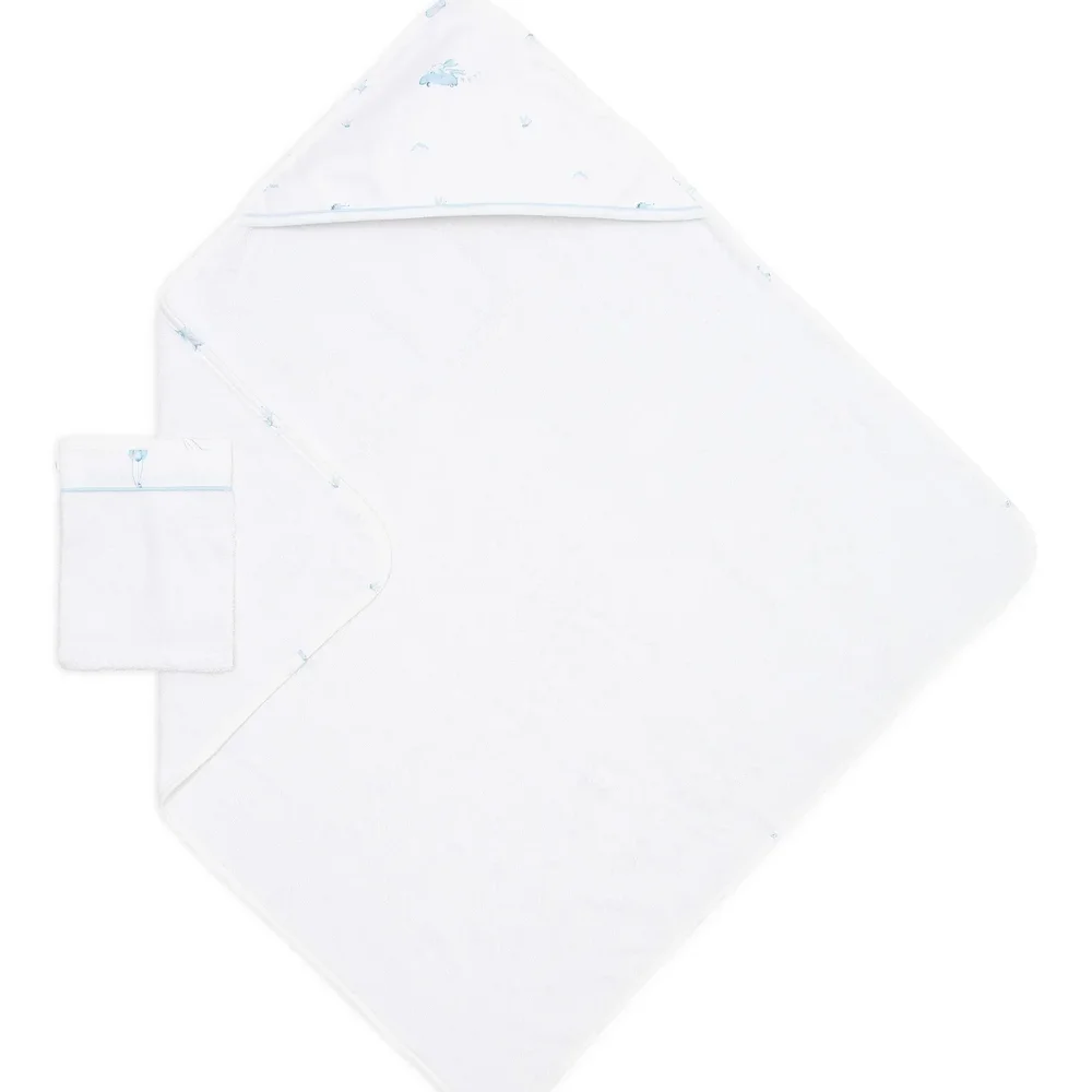 Badcape & washandje Dieren Blue dreams