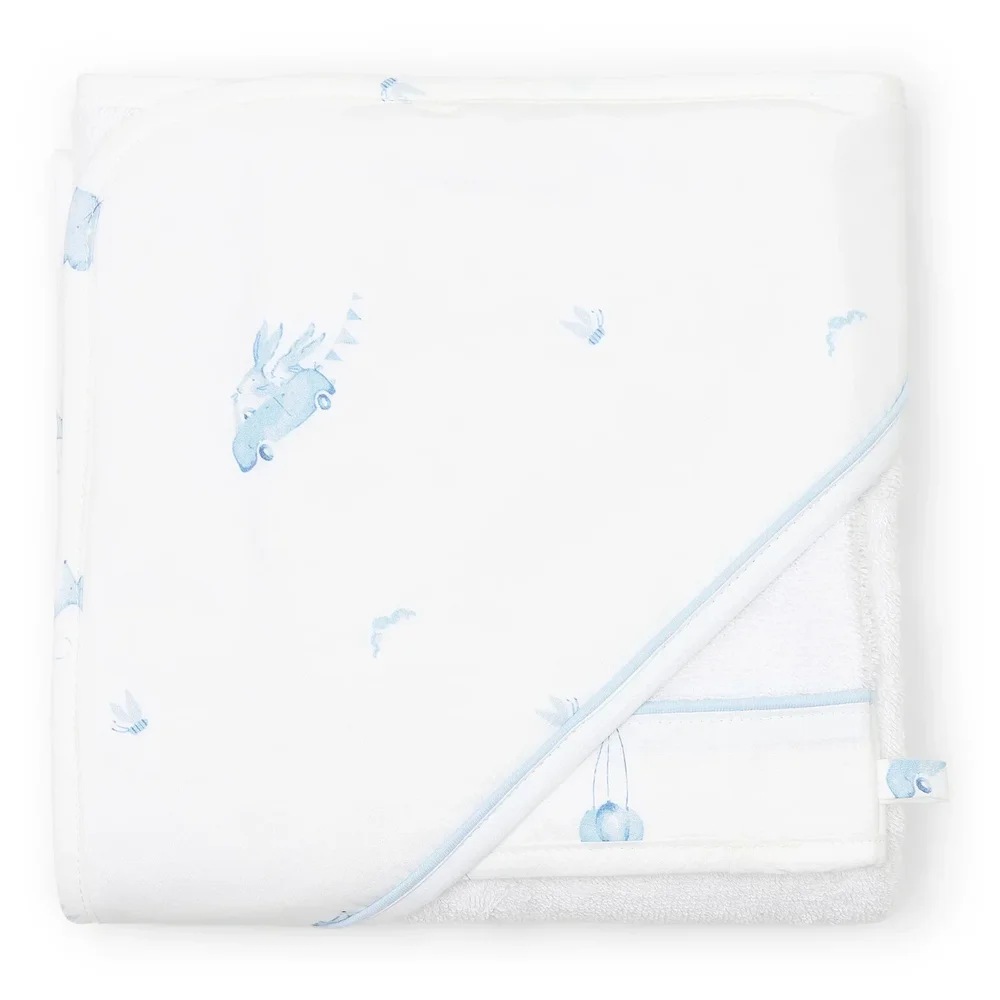 Badcape & washandje Dieren Blue dreams