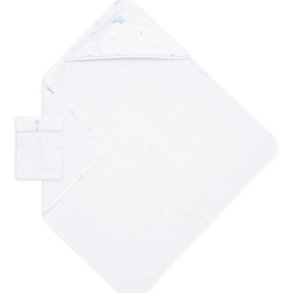 Badcape & washandje Dieren Blue dreams