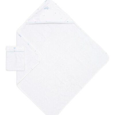 Badcape & washandje Dieren Blue dreams