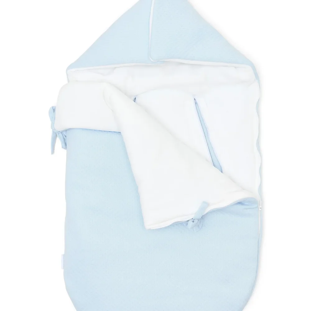 Voetenzak/Engelennestje 3/5-punts gordel Blue dreams