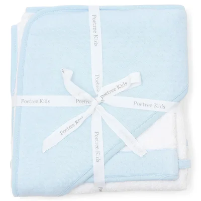 Badcape & washandje Blauw Blue dreams