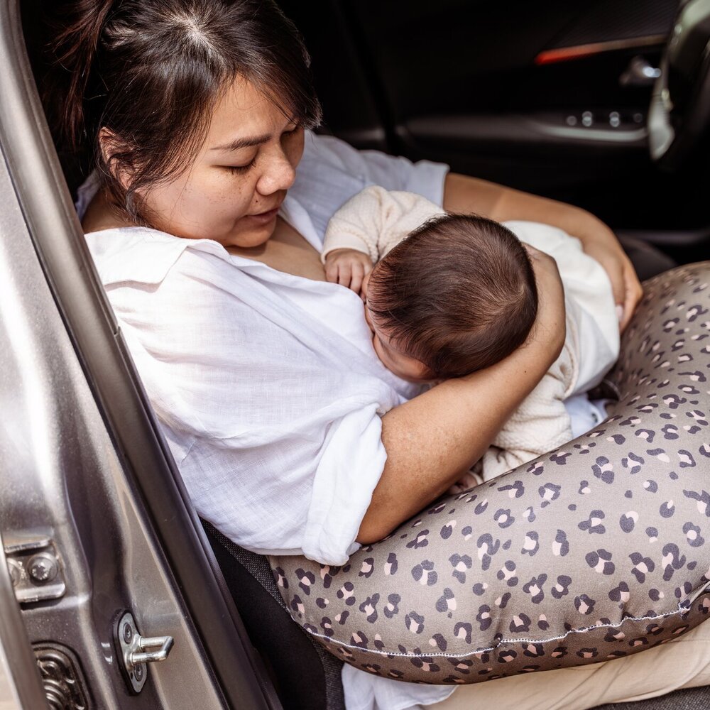 Voedingskussen Softy Leopard bronze Voedingskussen Softy Leopard bronze