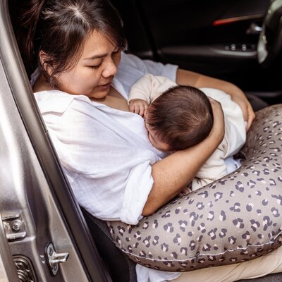 Voedingskussen Softy Leopard bronze Voedingskussen Softy Leopard bronze