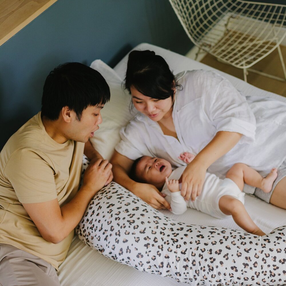 Voedingskussen buddy Leopard cream