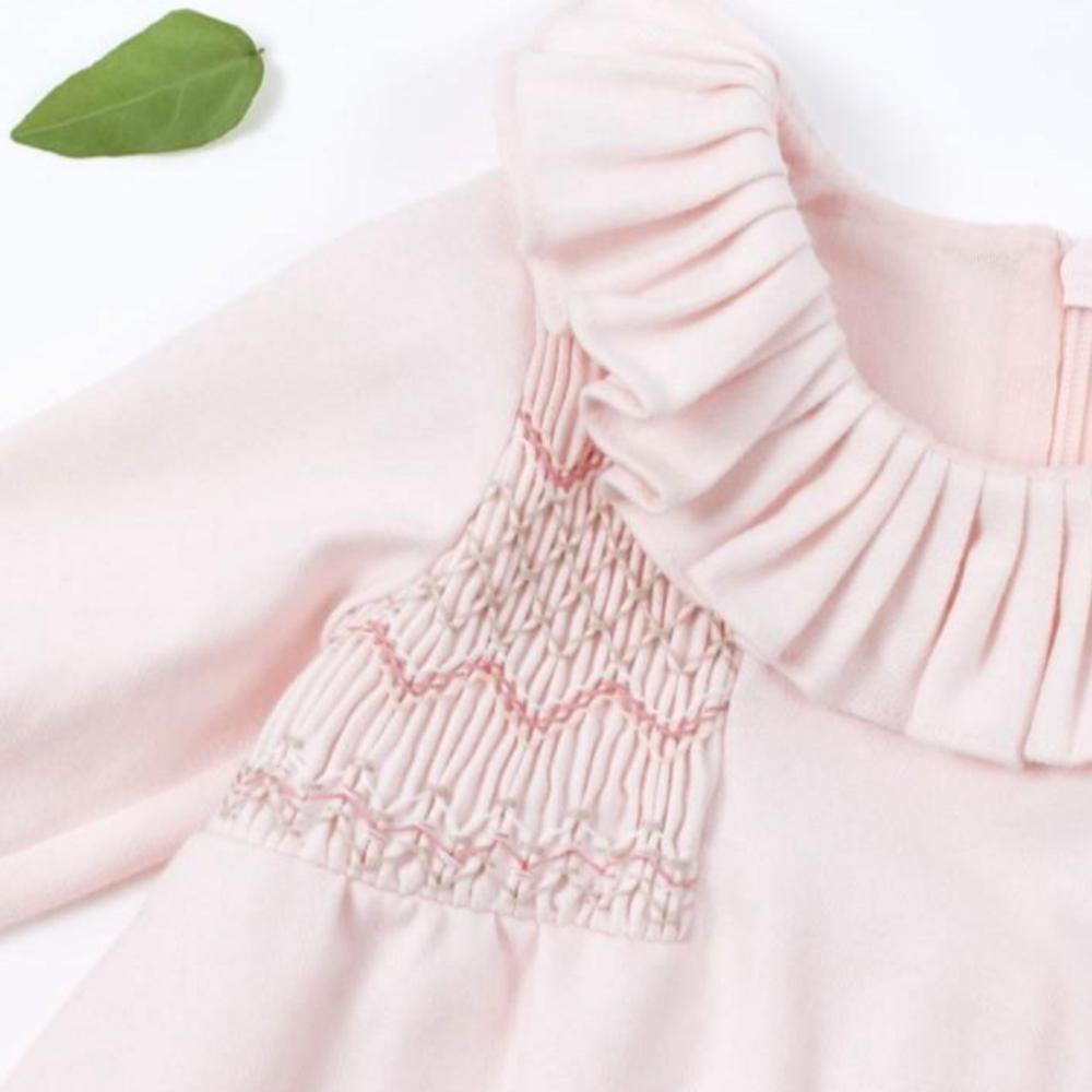 Jurkje met broderie Roze