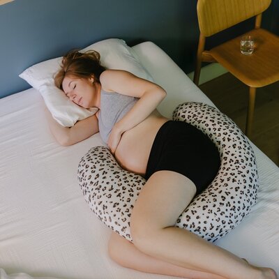 Voedingskussen buddy Leopard cream