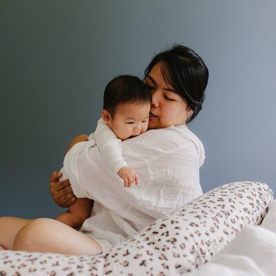 Voedingskussen buddy Leopard cream