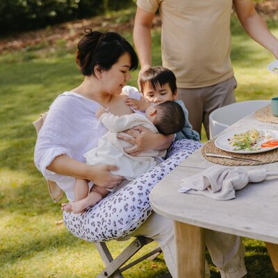 Voedingskussen Softy Leopard cream