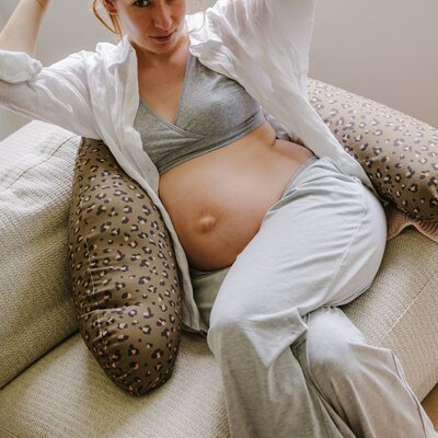 Voedingskussen buddy Leopard bronze Voedingskussen buddy Leopard bronze