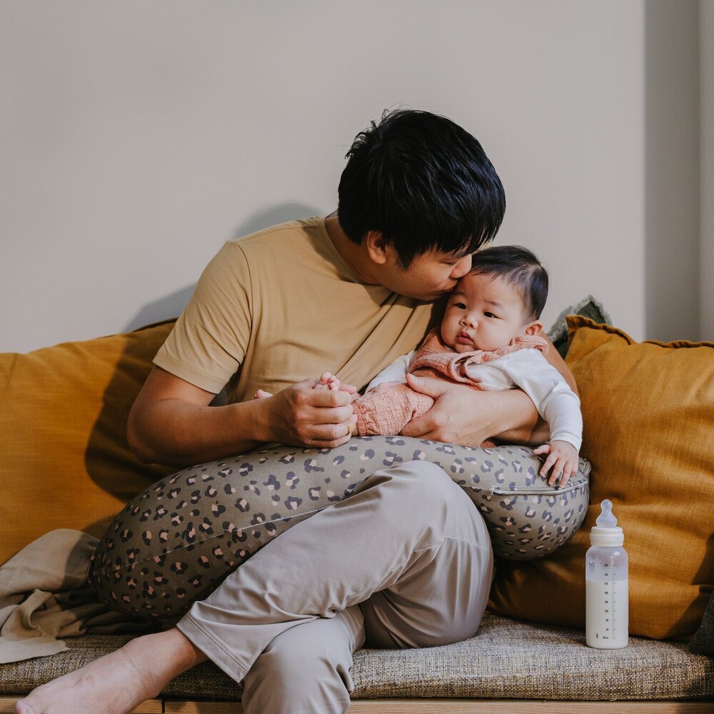 Voedingskussen buddy Leopard bronze Voedingskussen buddy Leopard bronze