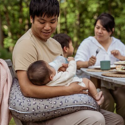 Voedingskussen Softy Leopard bronze Voedingskussen Softy Leopard bronze