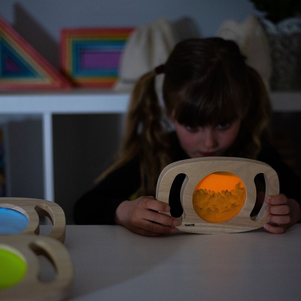 Gemakkelijk vast te houden Glow-paneel Oranje