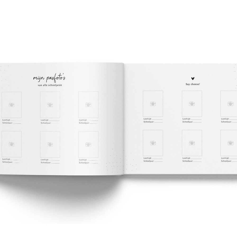 Mijn schooltijd schoolfotoboek - Linnen taupe Fyllbooks Mijn schooltijd schoolfotoboek - Linnen taupe Fyllbooks