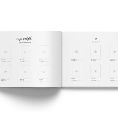 Mijn schooltijd schoolfotoboek - Linnen taupe Fyllbooks Mijn schooltijd schoolfotoboek - Linnen taupe Fyllbooks