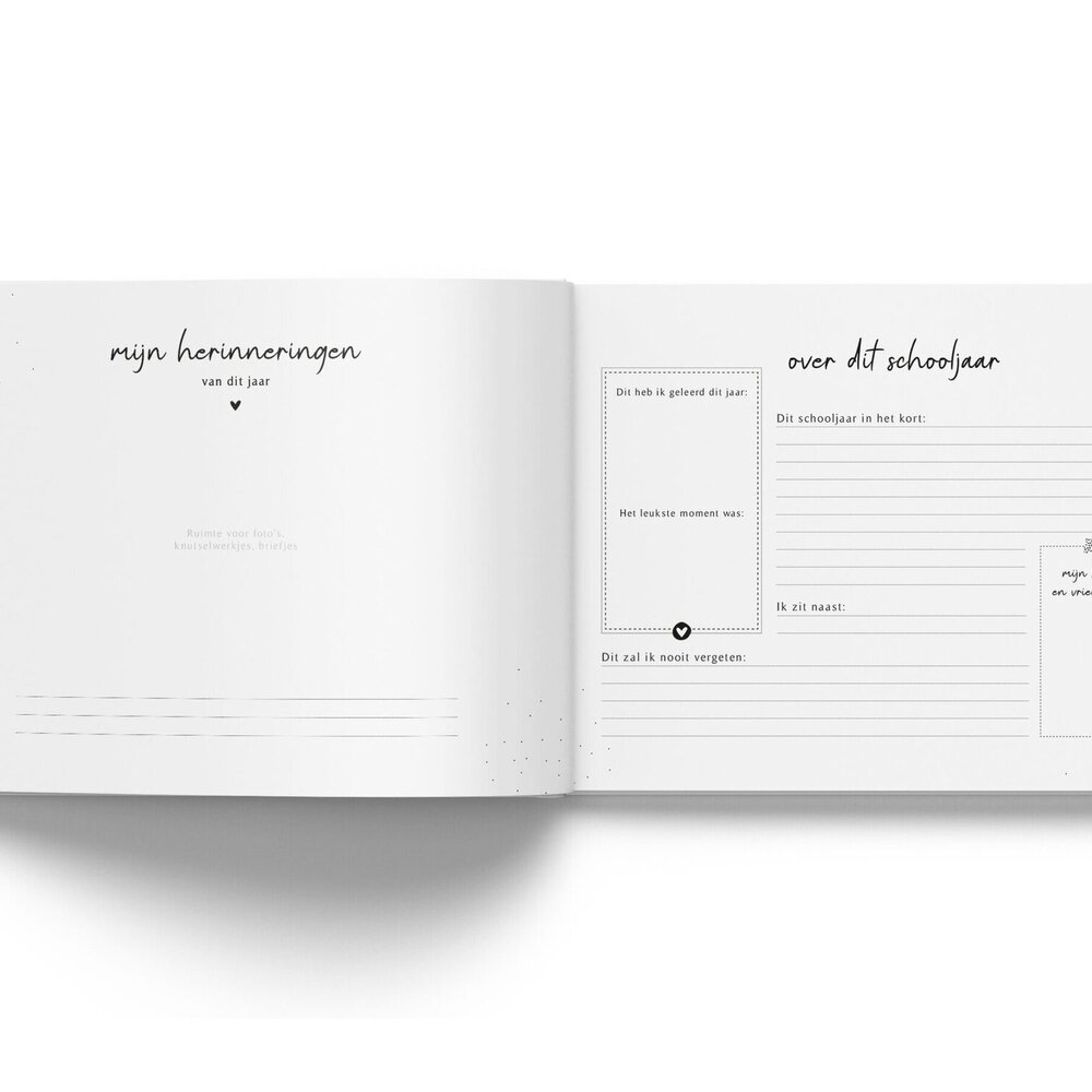 Mijn schooltijd schoolfotoboek - Linnen taupe Fyllbooks Mijn schooltijd schoolfotoboek - Linnen taupe Fyllbooks