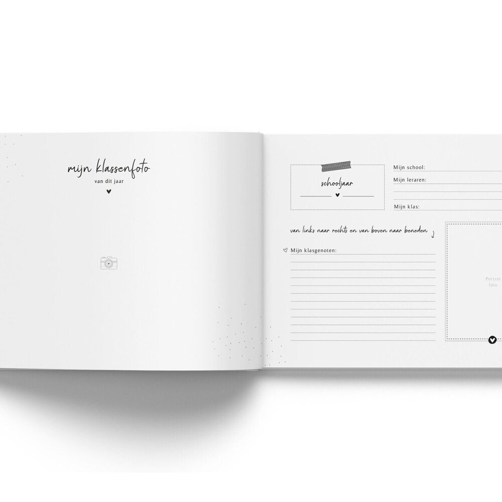 Mijn schooltijd schoolfotoboek - Linnen taupe Fyllbooks Mijn schooltijd schoolfotoboek - Linnen taupe Fyllbooks