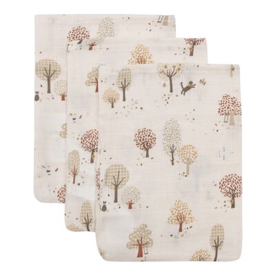 Hydrofiel Washandje 15x20cm - Tiny Park - 3 Stuks