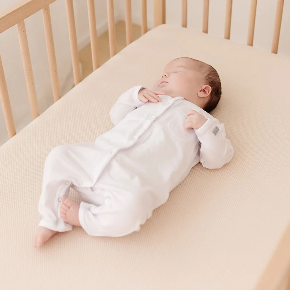 Sleepsuit 3-6M - Tencel Wit Sleepsuit 3-6M - Tencel Wit