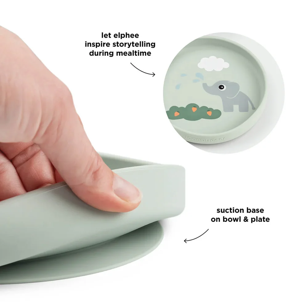 Stick&Stay dinner set Elphee Green Stick&Stay dinner set Elphee Green