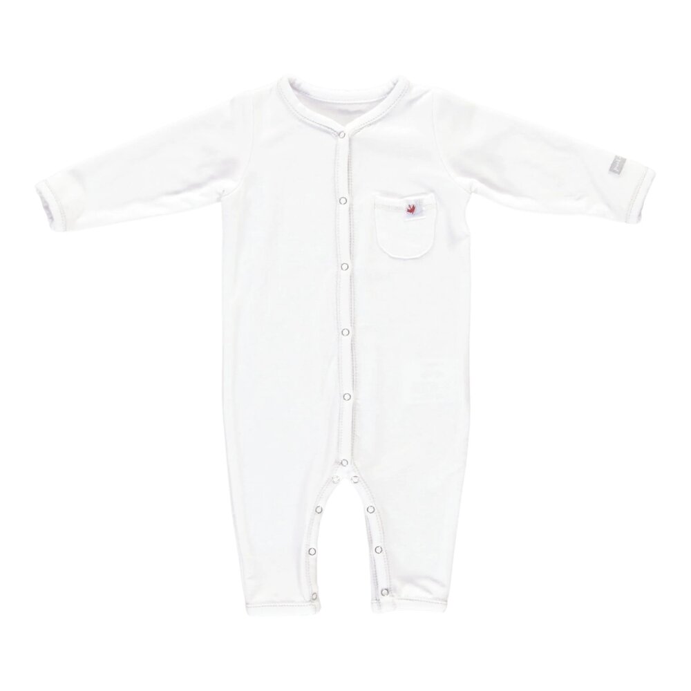Sleepsuit 0-3M - Tencel Wit Sleepsuit 0-3M - Tencel Wit