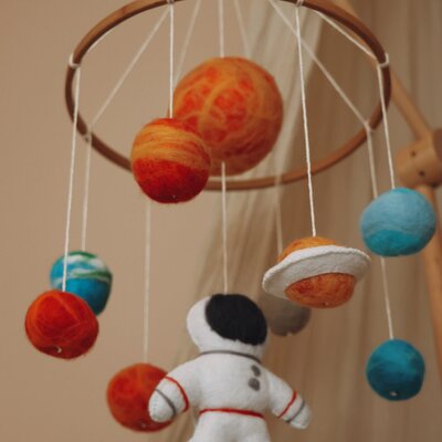 Babymobiel - handgemaakt Astronaut Babymobiel - handgemaakt Astronaut