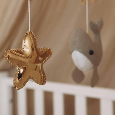 Babymobiel - handgemaakt Kleine walvissen Babymobiel - handgemaakt Kleine walvissen