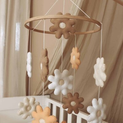 Babymobiel - handgemaakt Bloemen Babymobiel - handgemaakt Bloemen