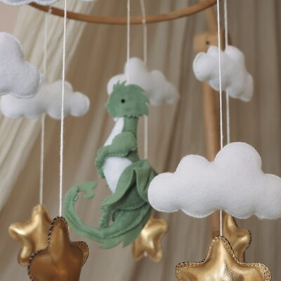 Babymobiel - handgemaakt Dinosaurus Babymobiel - handgemaakt Dinosaurus