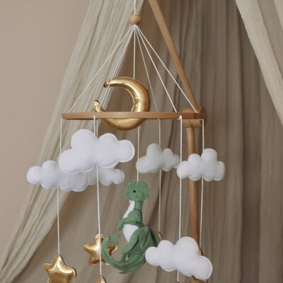 Babymobiel - handgemaakt Dinosaurus Babymobiel - handgemaakt Dinosaurus