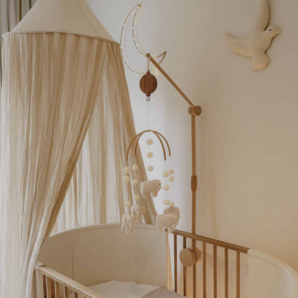 Babymobiel - handgemaakt Olitfanten Babymobiel - handgemaakt Olitfanten