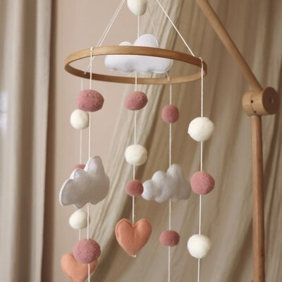 Babymobiel - handgemaakt Kleine hartjes Babymobiel - handgemaakt Kleine hartjes