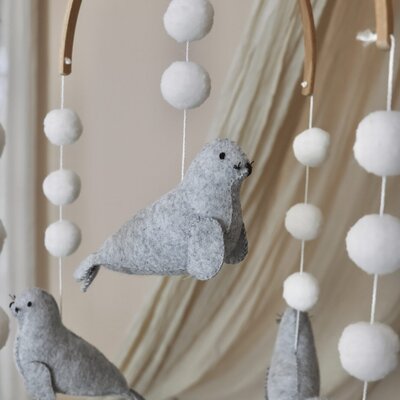 Babymobiel - handgemaakt Zeehondjes Babymobiel - handgemaakt Zeehondjes