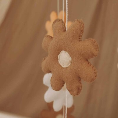 Babymobiel - handgemaakt Bloemen Babymobiel - handgemaakt Bloemen