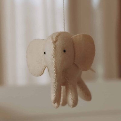 Babymobiel - handgemaakt Olitfanten Babymobiel - handgemaakt Olitfanten