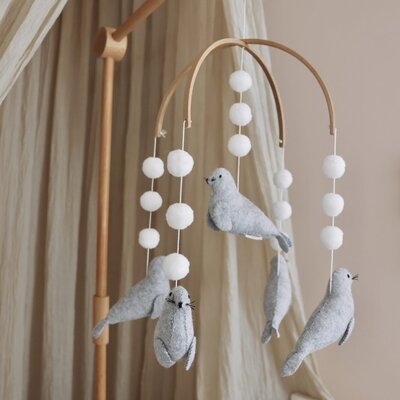 Babymobiel - handgemaakt Zeehondjes Babymobiel - handgemaakt Zeehondjes
