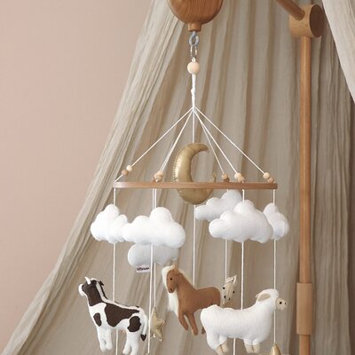 Babymobiel - handgemaakt Boerderijdieren Babymobiel - handgemaakt Boerderijdieren