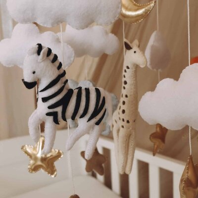 Babymobiel - handgemaakt Safari Babymobiel - handgemaakt Safari