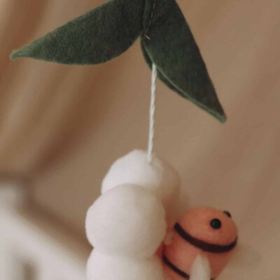 Babymobiel - handgemaakt Bijtjes Babymobiel - handgemaakt Bijtjes